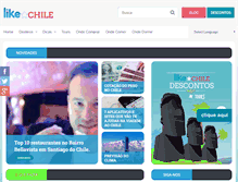 Tablet Screenshot of likechile.com